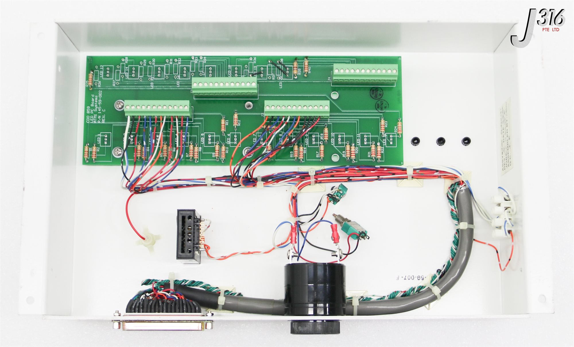 39545 ATMI STATUS DISPLAY PANEL USING ATMI LED BD, 075-10702-00